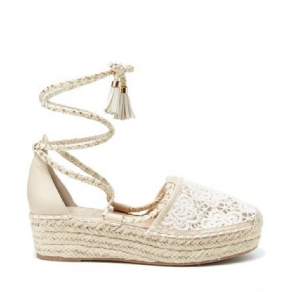 Nanette Lepore Bitsy Crochet Espadrilles
